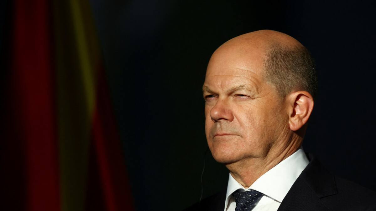 Olaf Scholz, canciller alemán. Foto: Reuters.