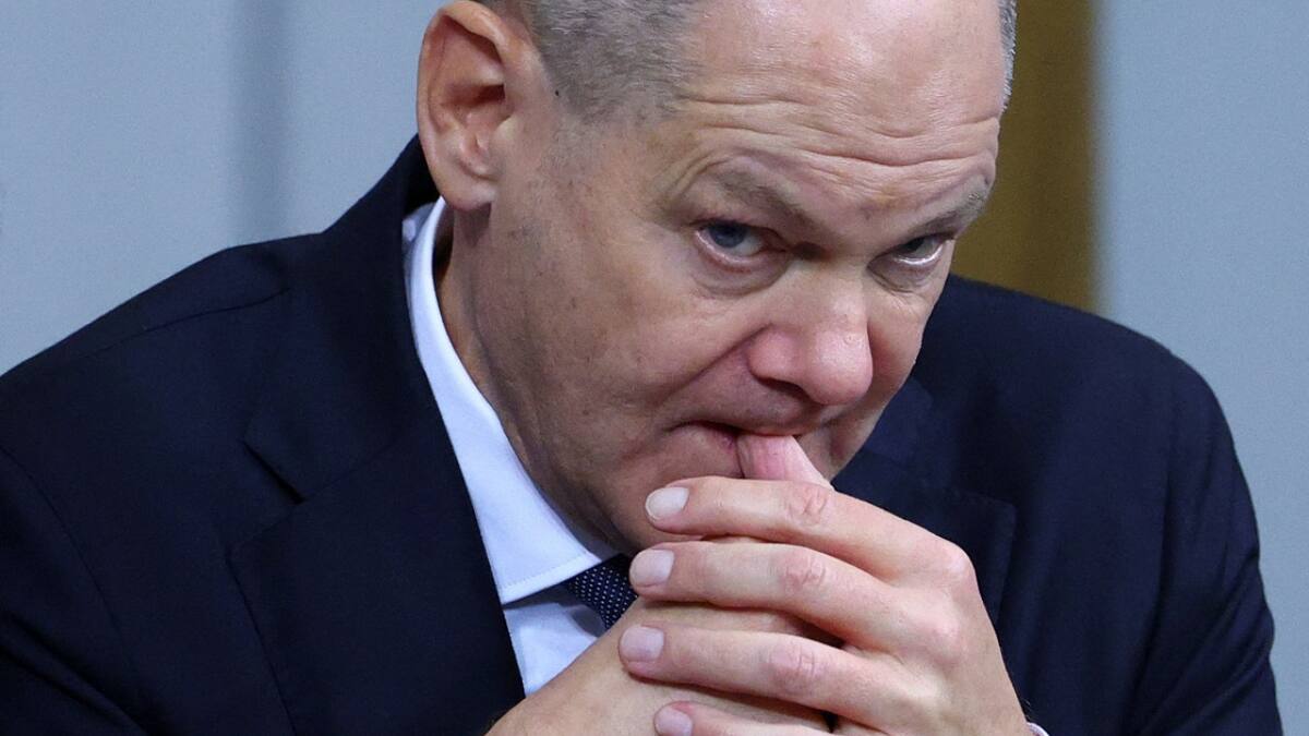 Olaf Scholz, canciller de Alemania. Foto: Reuters.