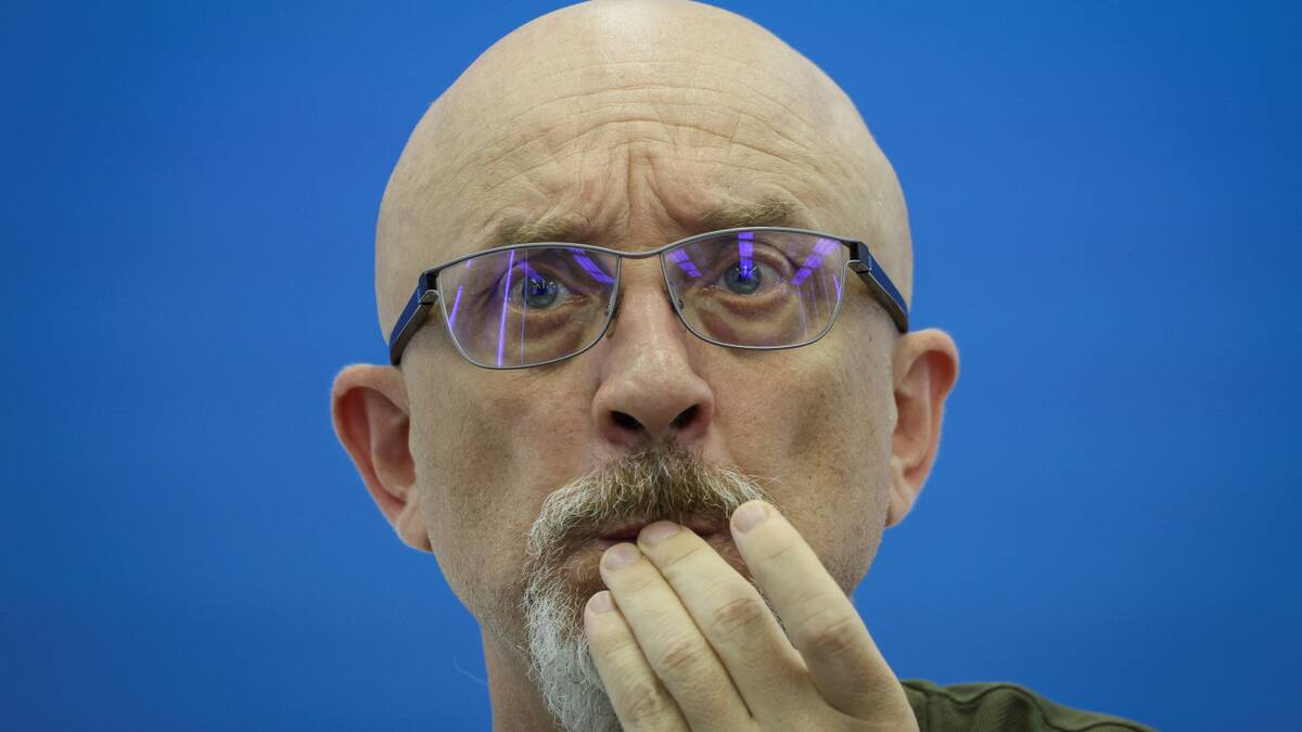 Oleksi Reznikov, saliente ministro de Defensa de Ucrania. Foto: Reuters.