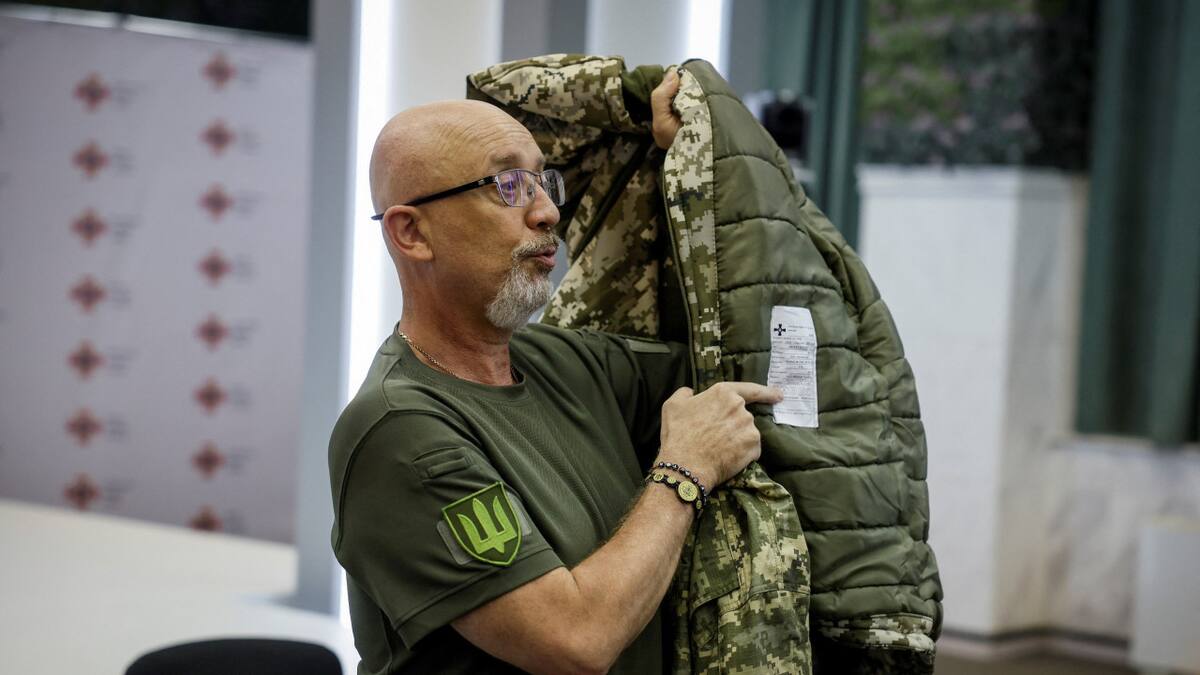 Oleksii Reznikov, ministerio de Defensa de Ucrania. Foto: Reuters.