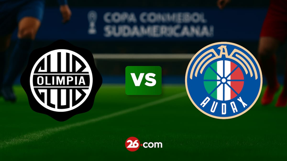 Olimpia vs. Audax Italiano EN VIVO hoy: resultado, goles y minuto a minuto de la Copa Sudamericana 2026