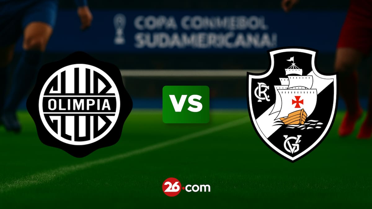 Olimpia vs. Vasco da Gama EN VIVO hoy: resultado, goles y minuto a minuto de la Copa Sudamericana 2026
