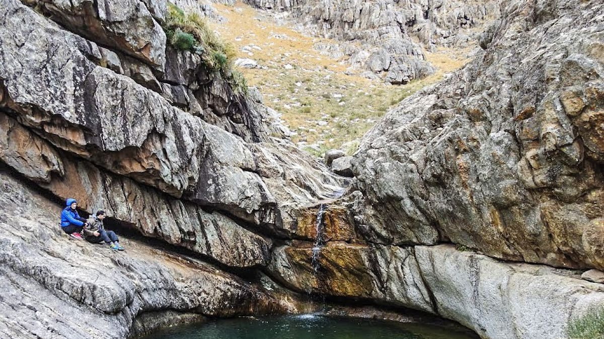 Olla del Napostá, Sierra de la Ventana. Foto Instagram @turismosierradelaventana