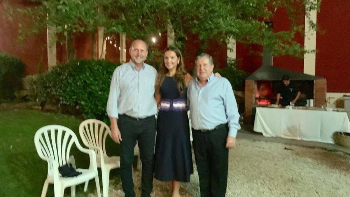 Omar Perotti, Virginia Tola y Ramón Puerta en Madrid