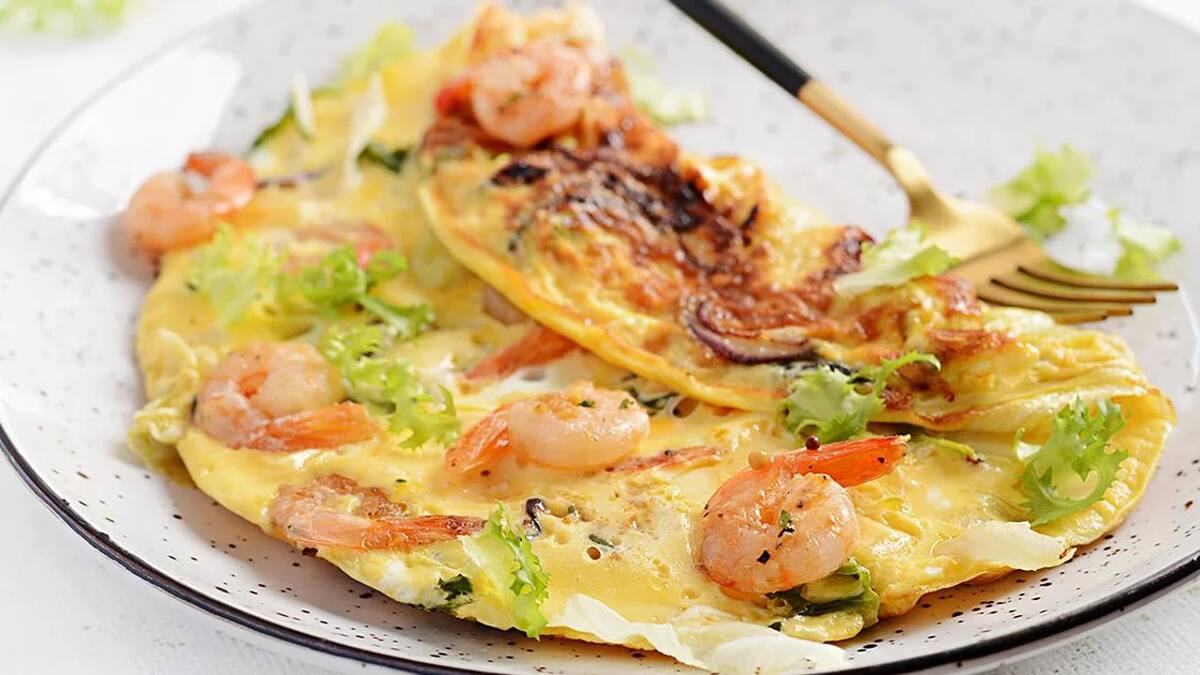 Un delicioso plato de omelette, fácil de preparar y muy sofisticado.