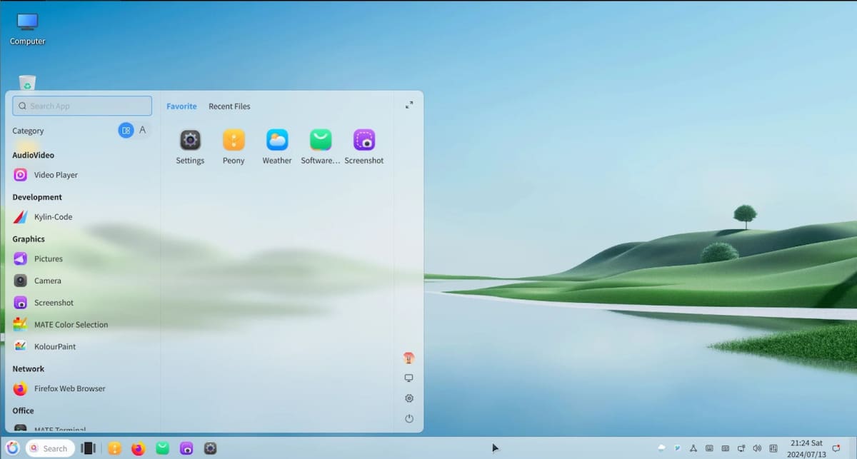 OpenKylin 2.0, sistema operativo chino. Foto: OpenKylin