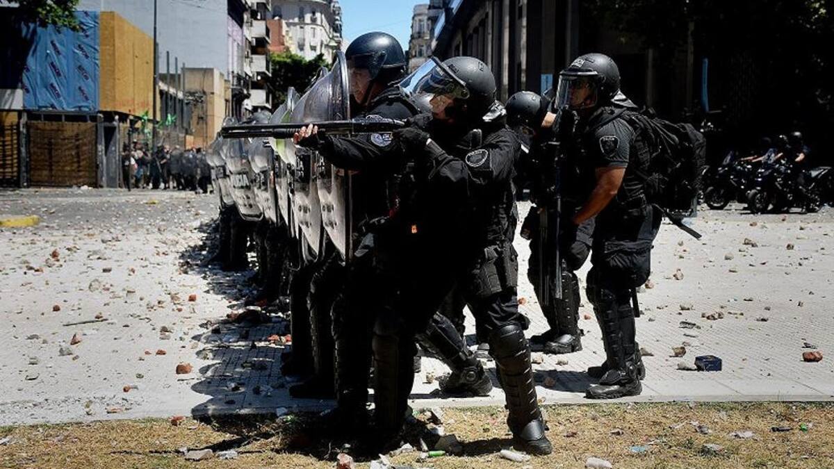 Operativo anti disturbios