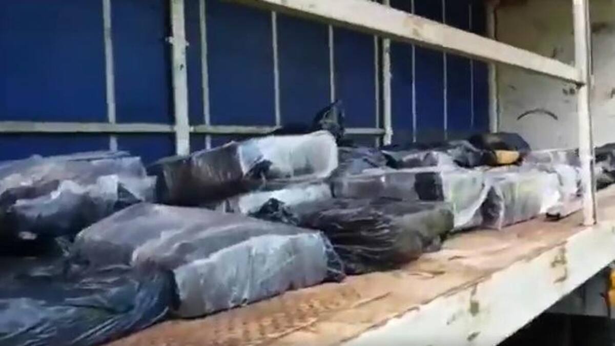 Operativo anti drogas en Misiones, marihuana, foto captura video de Twitter