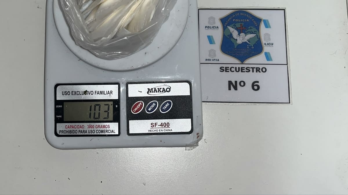 Operativo antidrogas en Merlo y Moreno: cuatro detenidos y secuestro de más de drogas, armas y dinero