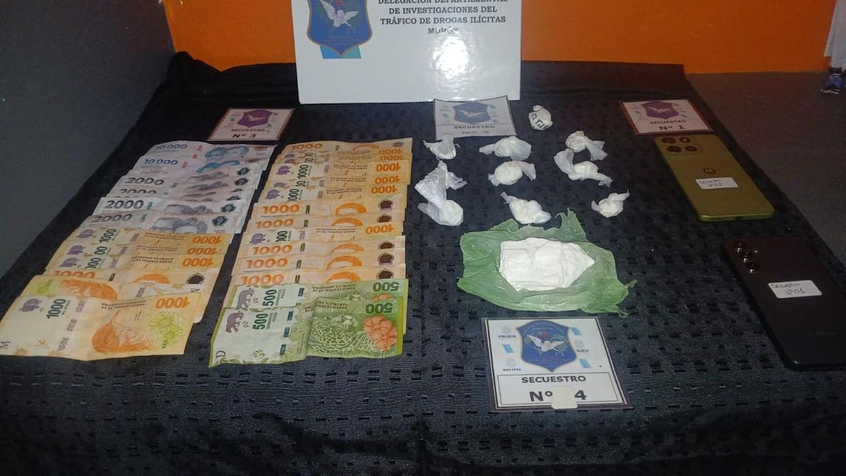 Operativo contra el narcotráfico en Morón.