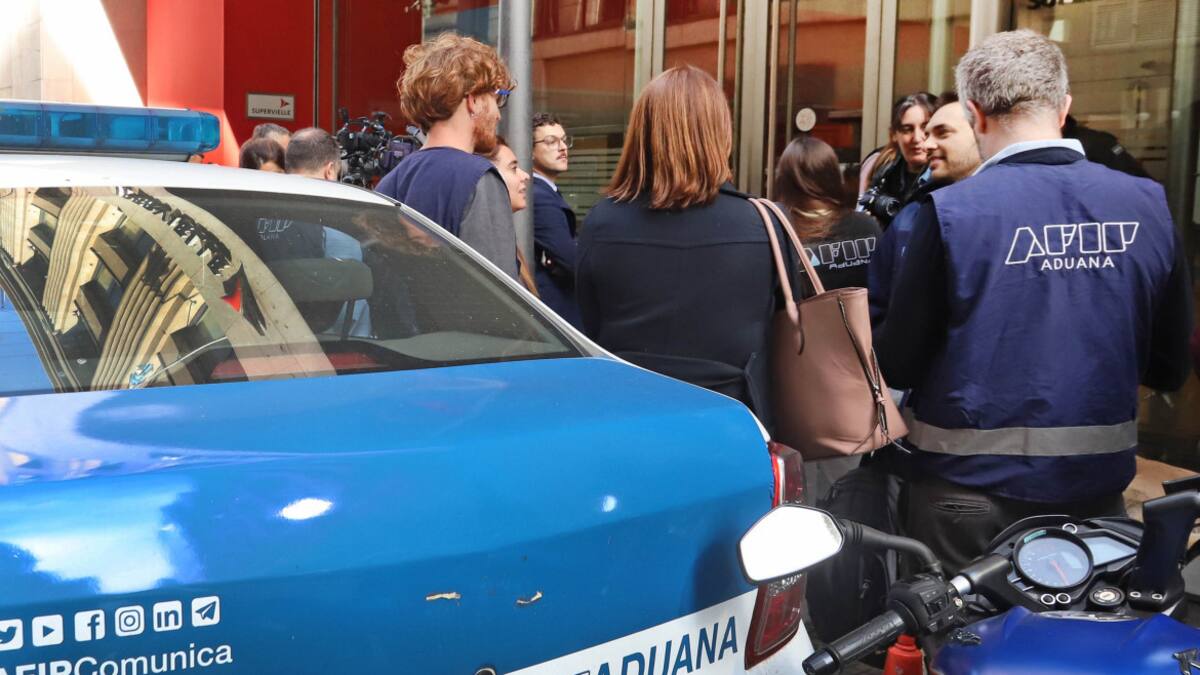 Operativo de Aduana-AFIP. Foto: NA.