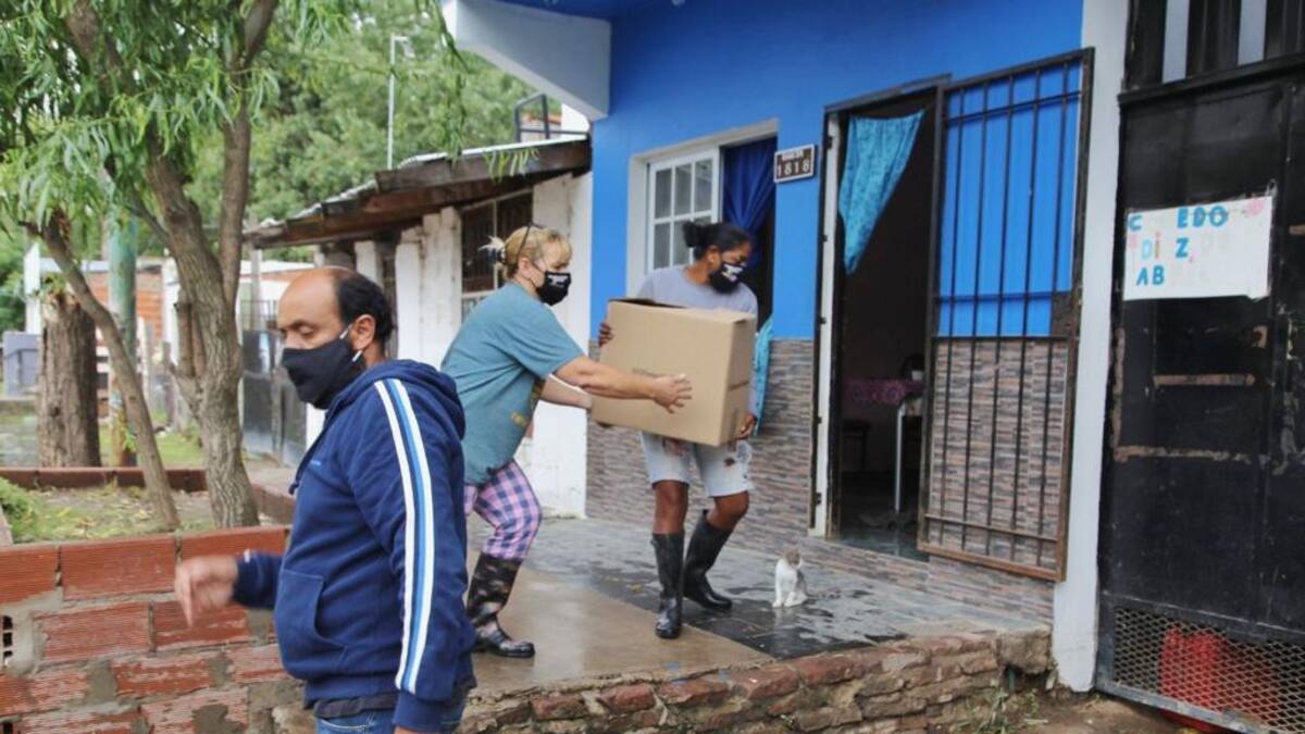 Operativo de contingencia de la Municipalidad de Quilmes en la Ribera por crecida del Río de La Plata