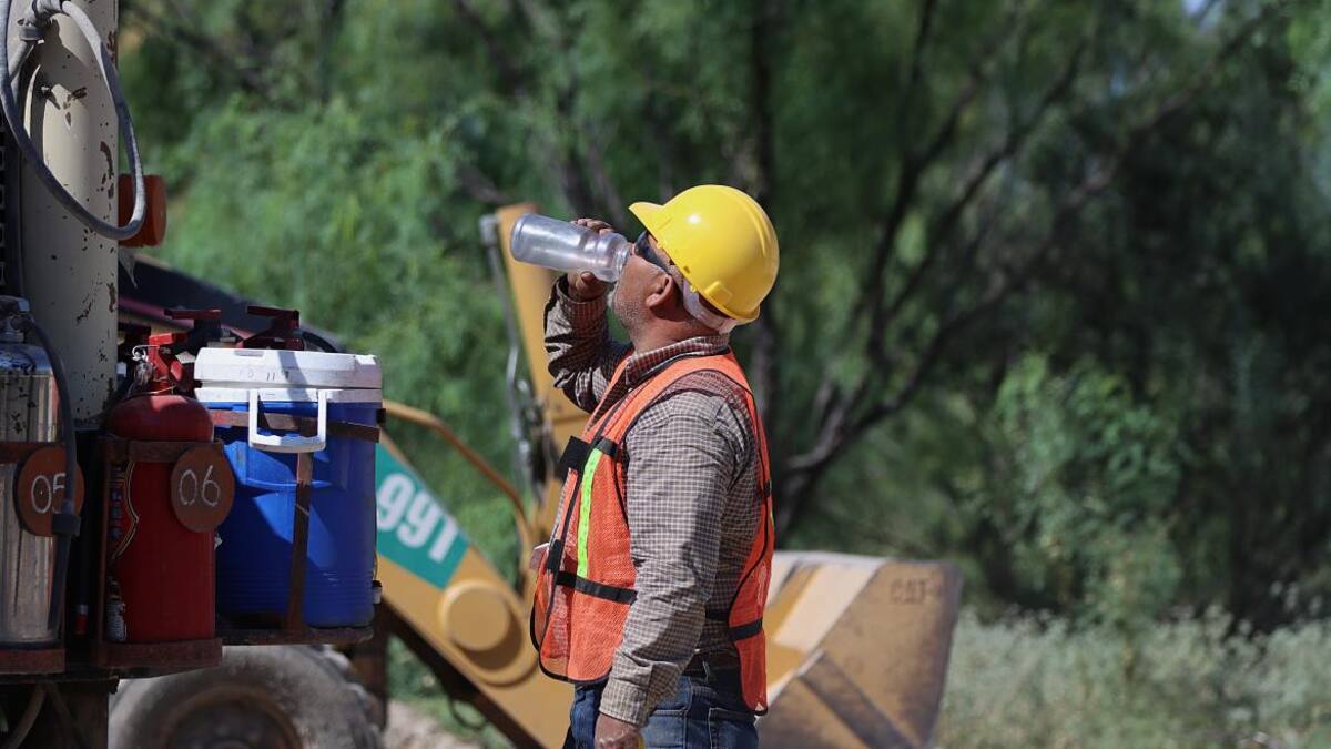 Operativo de rescate de mineros en México. Foto: EFE.
