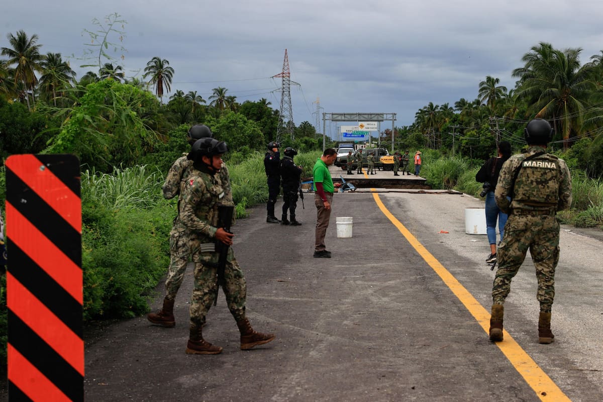 Operativo de rescate en México tras el temporal. Foto: EFE