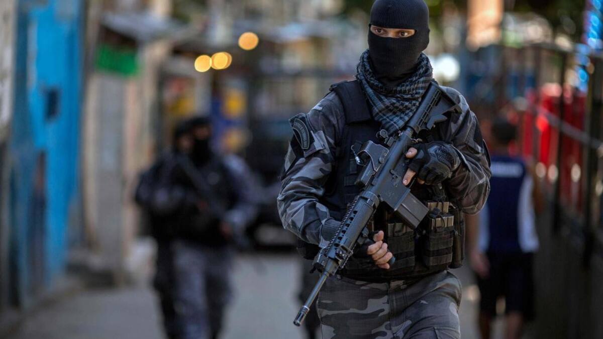 Operativo de seguridad en Brasil. Foto: NA