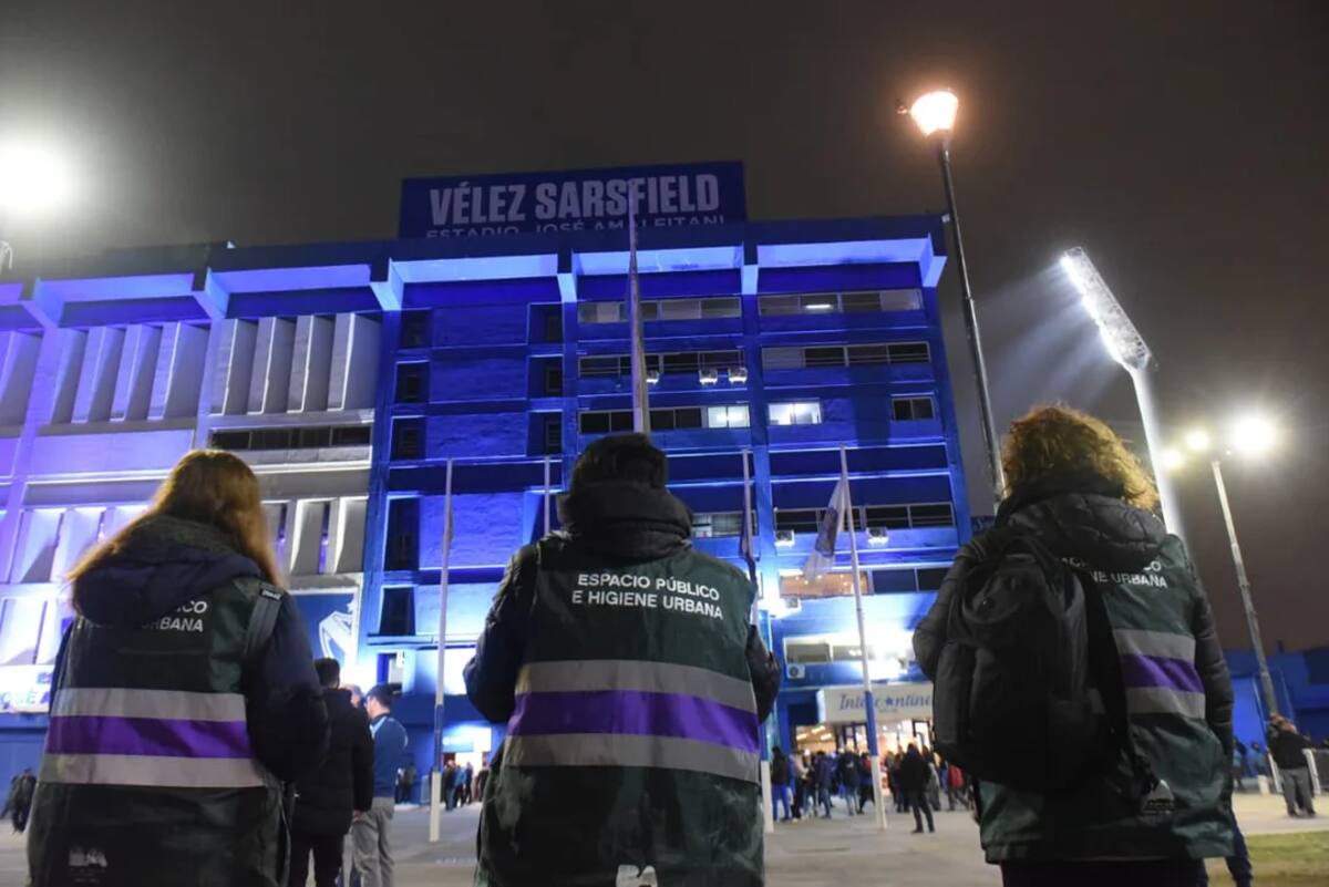 Operativo de Tribuna Segura en Vélez.