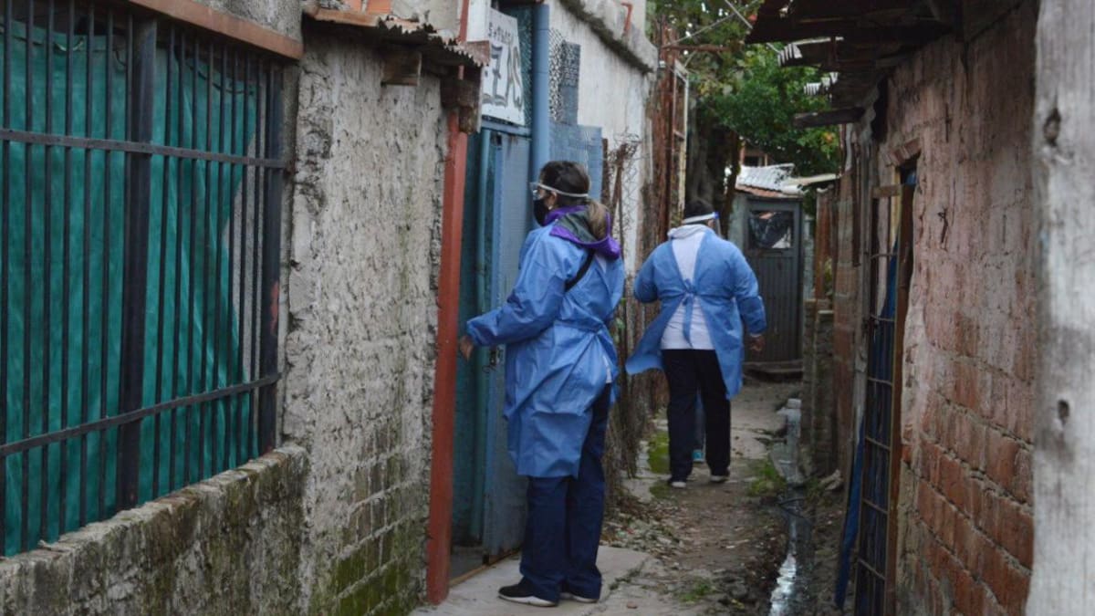 Operativo en Villa Azul, coronavirus, NA