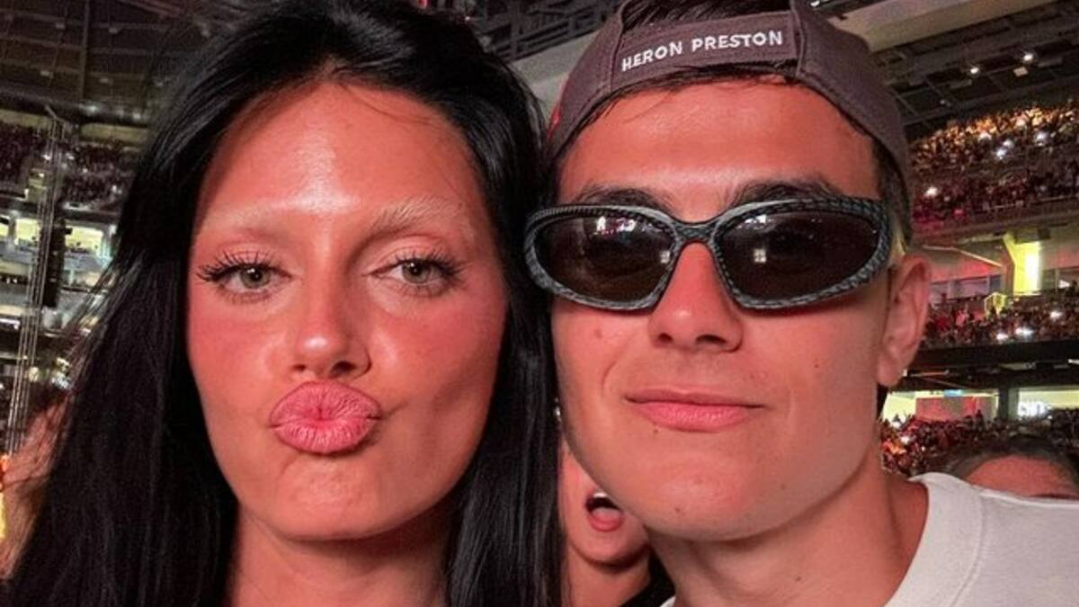 Oriana Sabatini y Paulo Dybala. Foto: Instagram.