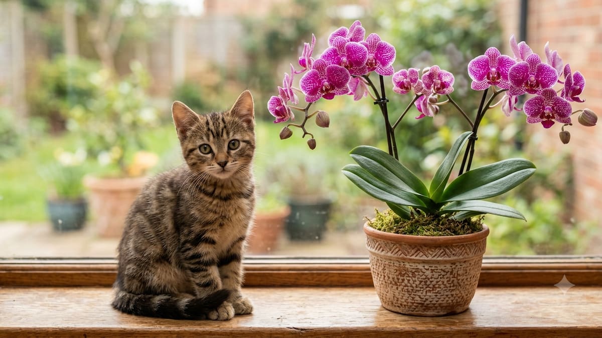 Las orquídeas son pet friendly: por qué son una de las mejores plantas para hogares con perros y gatos