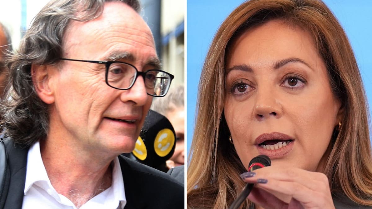 Osvaldo Giordano y Flavia Royón. Foto: NA.