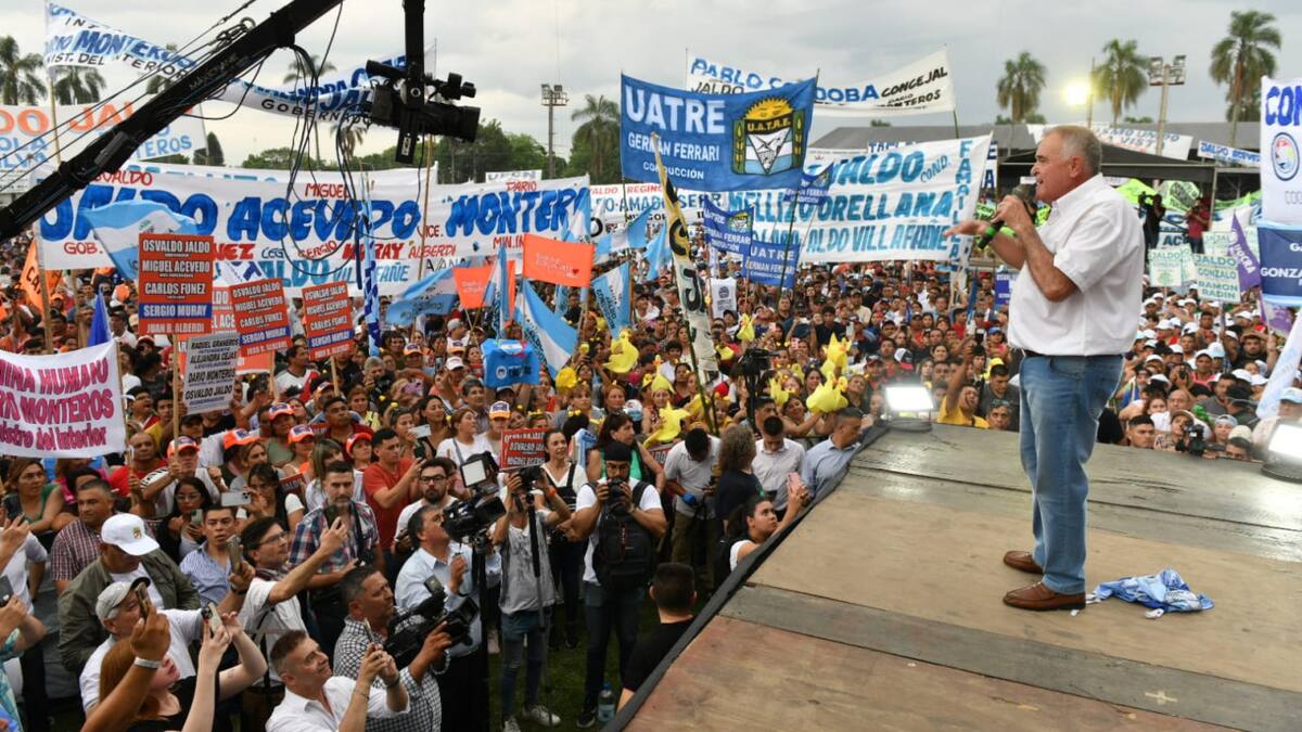 Osvaldo Jaldo, gobernador de Tucumán. Foto: X @OsvaldoJaldo