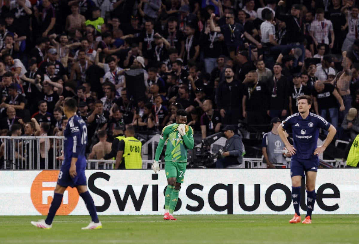 Otra bochornosa actuación de Andre Onana en el Manchester United. Foto: Reuters