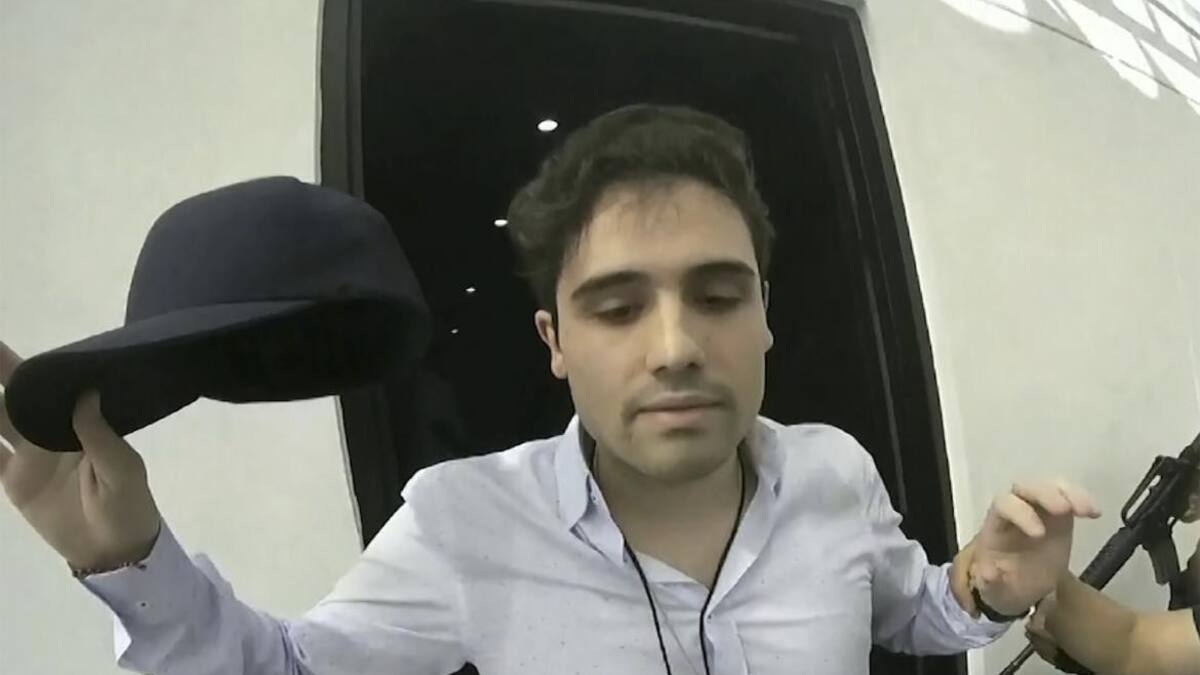 Ovidio Guzmán, detención. Foto: REUTERS