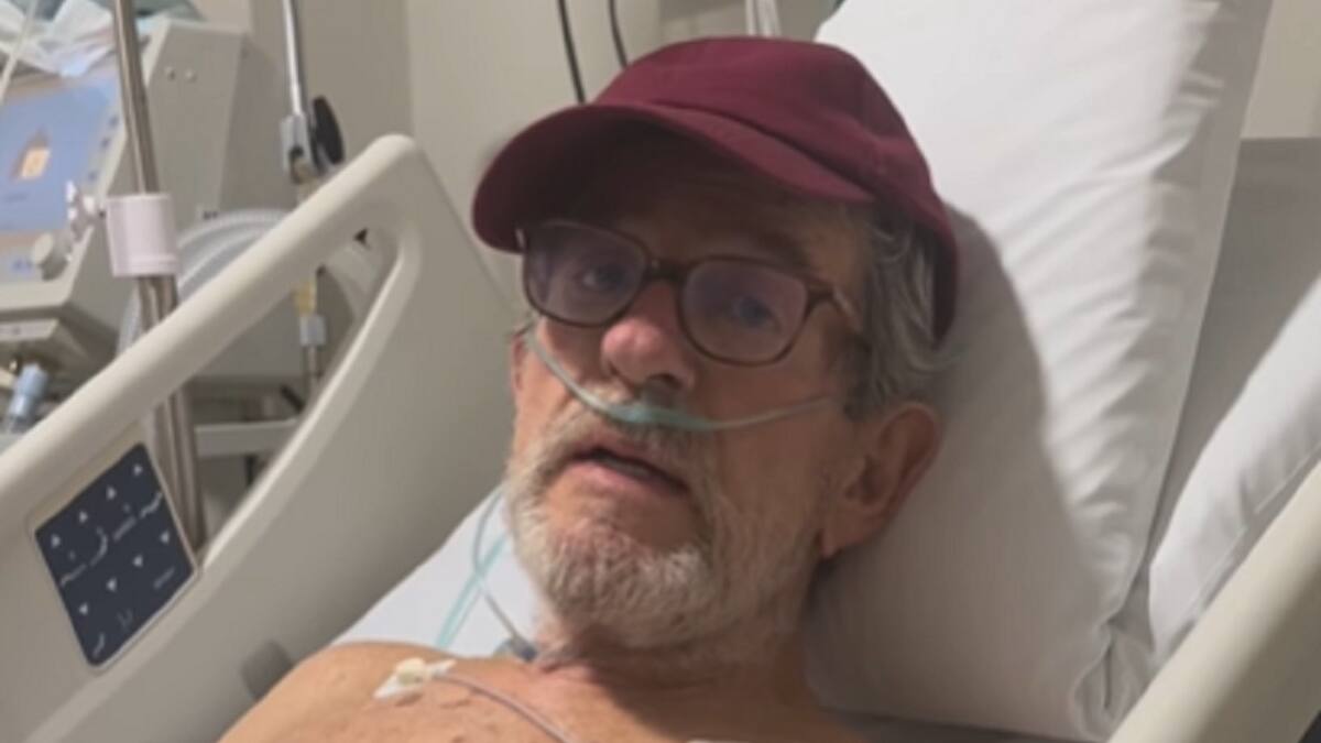 Pablo Alarcón sigue internado. Foto: captura video.