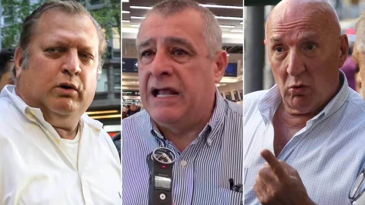 Pablo Biró (APLA), Edgardo Llano (APA) y Rubén Fernández (UPSA)