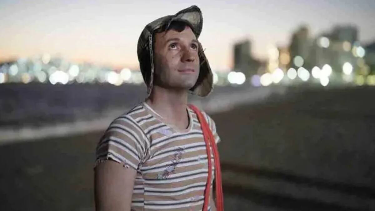 Pablo Cruz, actor que caracteriza a Chespirito en la serie. Foto: NA.