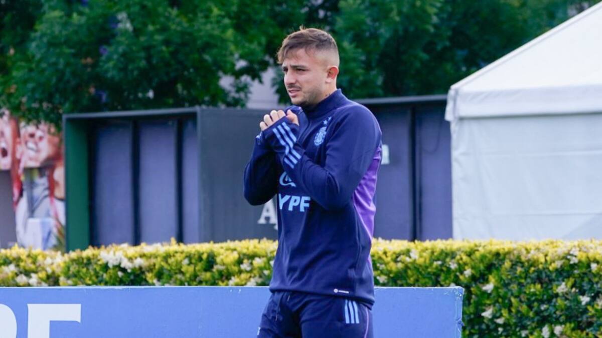 Pablo Maffeo en la Selección argentina. Foto: NA
