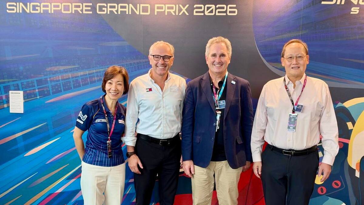 Pablo Quirno se reunió con Stefano Domenicali, presidente y CEO de Fórmula 1
