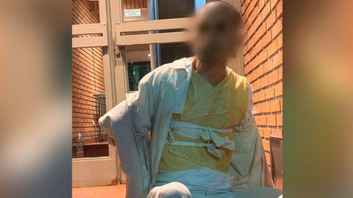 Paciente psiquiátrico detenido en Colegiales con un arsenal