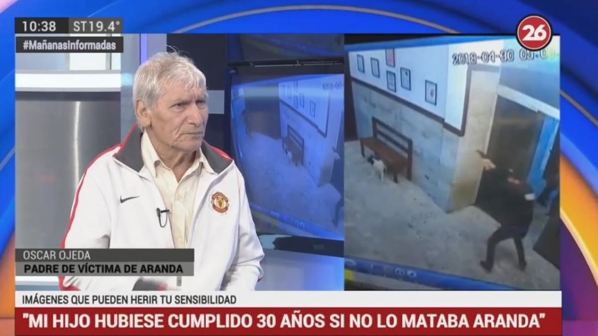 Padre de Nicolás Ojeda víctima de Aranda - Canal 26