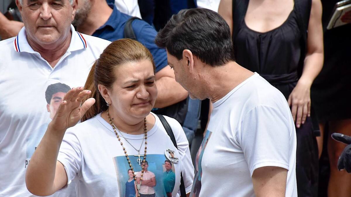 Padres de Fernando Báez Sosa. Foto: NA.