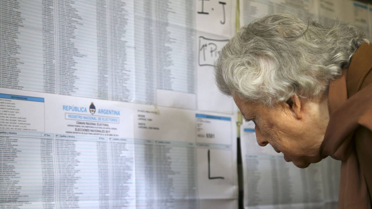 Padrón electoral; elecciones. Foto: NA.