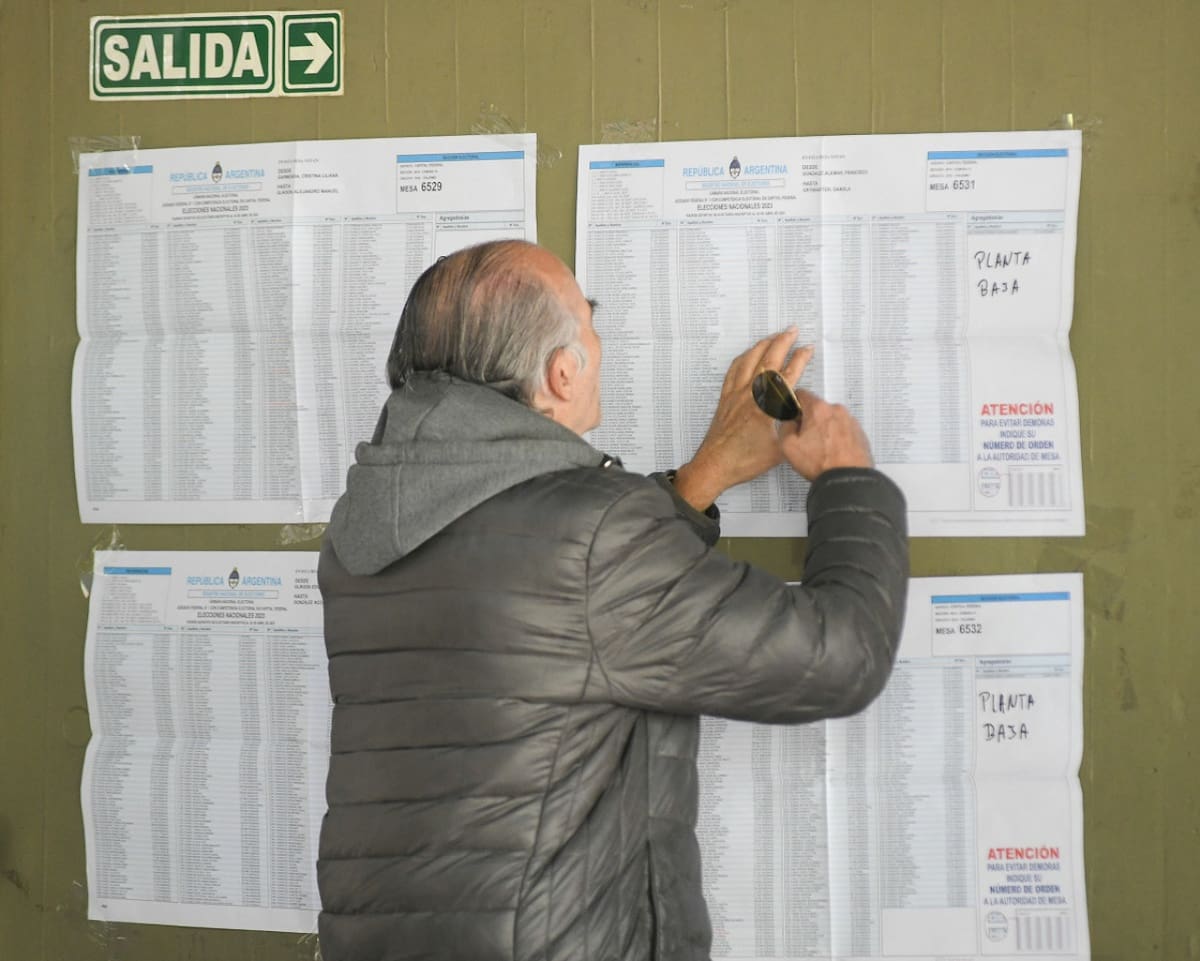 Padrón electoral; elecciones; votación. Foto: NA (Juan Vargas)
