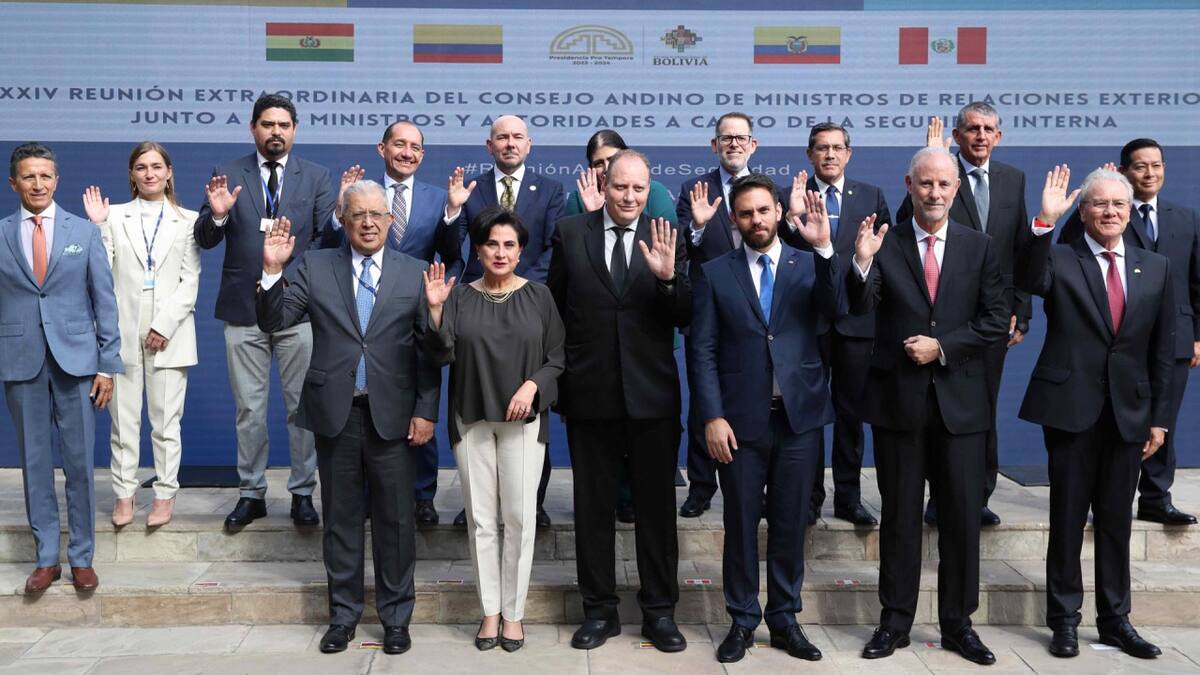 Países de la Comunidad Andina se reúnen para buscar acuerdos contra el crimen organizado. Foto: EFE