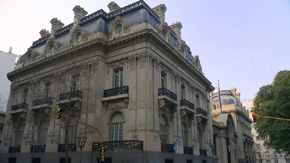 Palacio San Martín, Cancillería Argentina. Foto: Wikipedia.