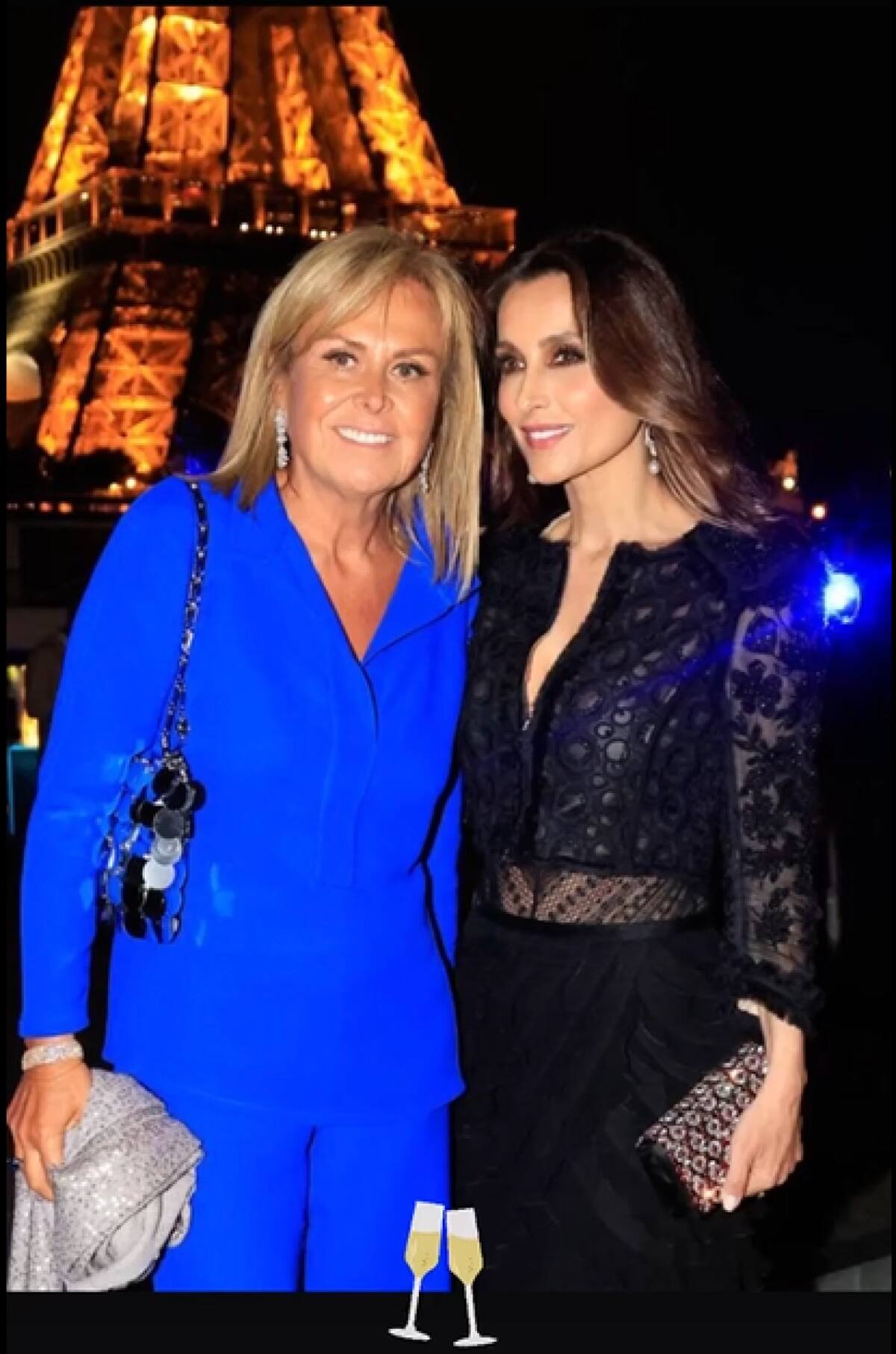 Paloma Cuevas en la boda en la que fue vista con Luis Miguel. Foto: Instagram.