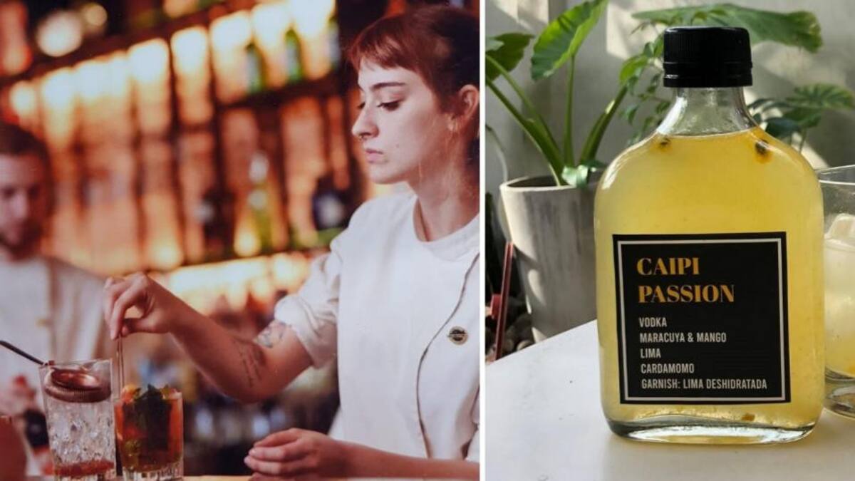 Paloma Hermida, Bartender, hija de Edith Hermida