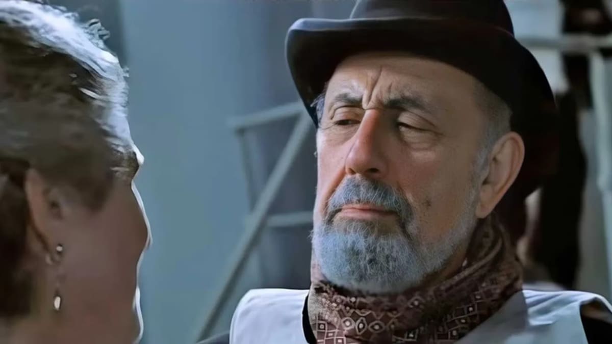 Palter en una escena de Titanic que no se vio. Foto: 20th Century.