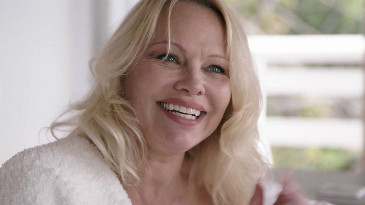 "Pamela Anderson, una historia de amor", en Netflix. Foto: Netflix