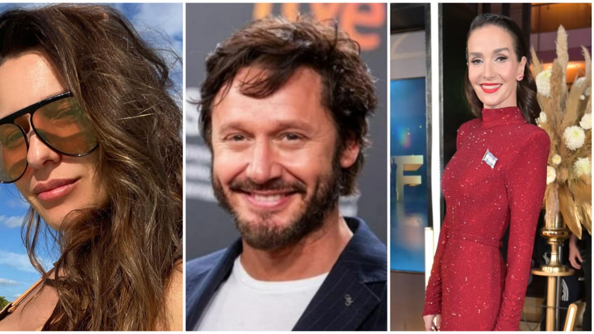 Pampita, Benjamín Vicuña y Natalia Oreiro. Fotos: NA.