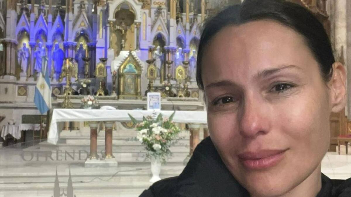 Pampita en Luján. Foto: Instagram/pampitaoficial.