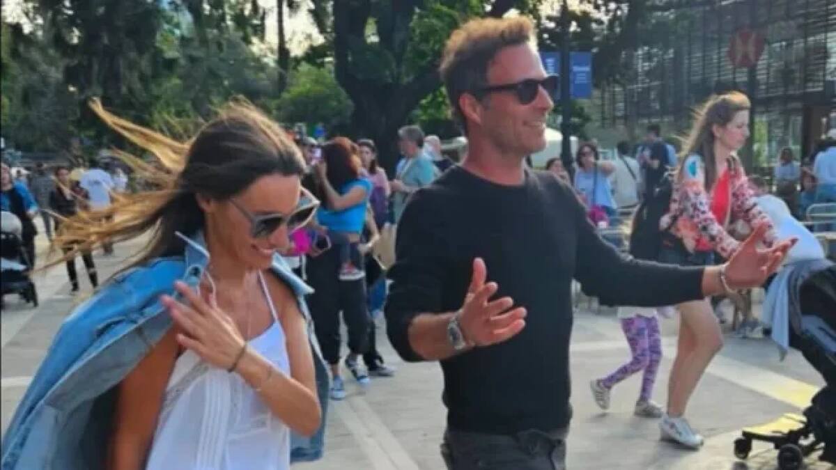 Pampita y Martín Pepa. Foto: NA.