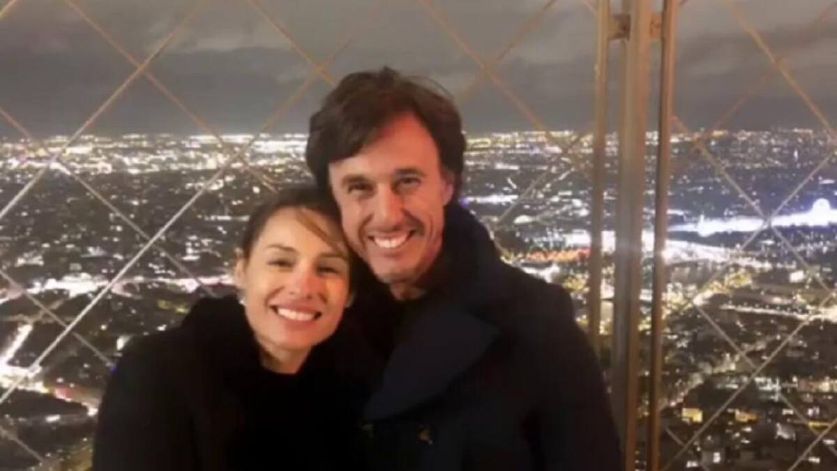 Pampita y Roberto García Moritán. Foto: Instagram.