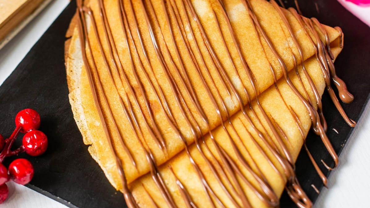 Panqueques de dulce de leche.