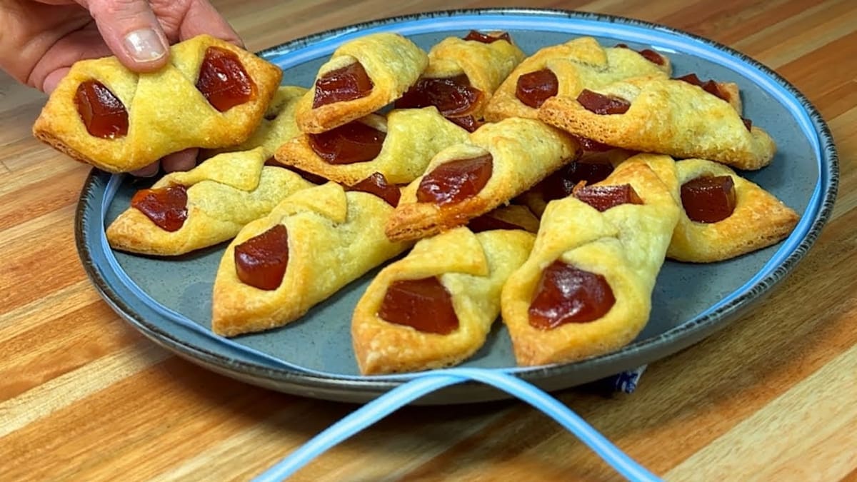 Pañuelitos de membrillo. Foto: captura de YouTube