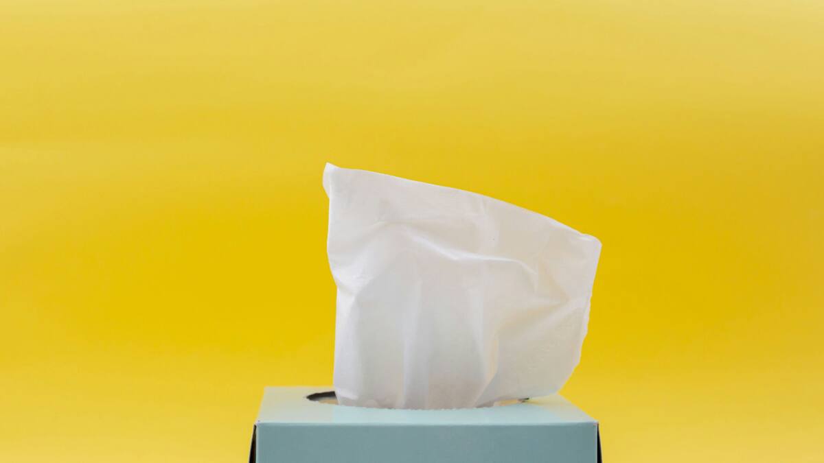 Pañuelos, resfrío. Foto: Unsplash